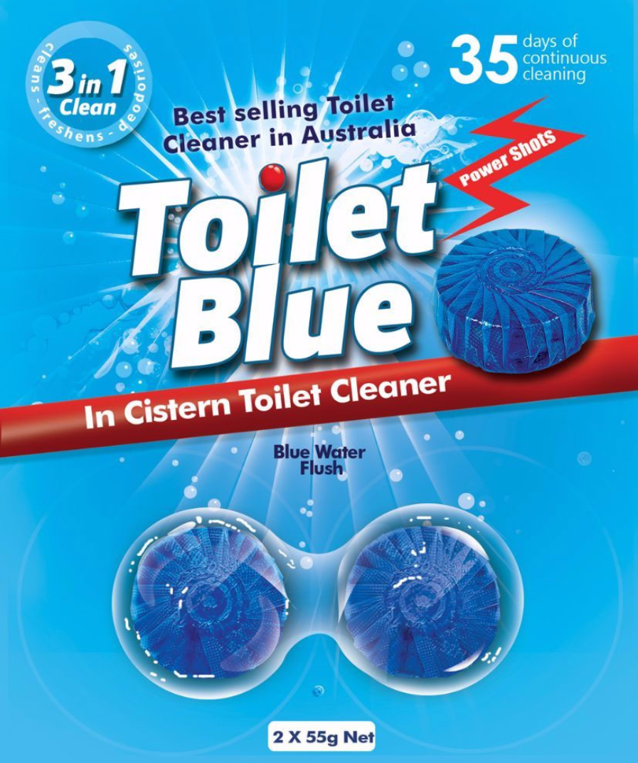 ToiletBlue-Label design 